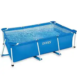 Außenwhirlpool Intex 28274 mit Rohrmotor und Metallgestell