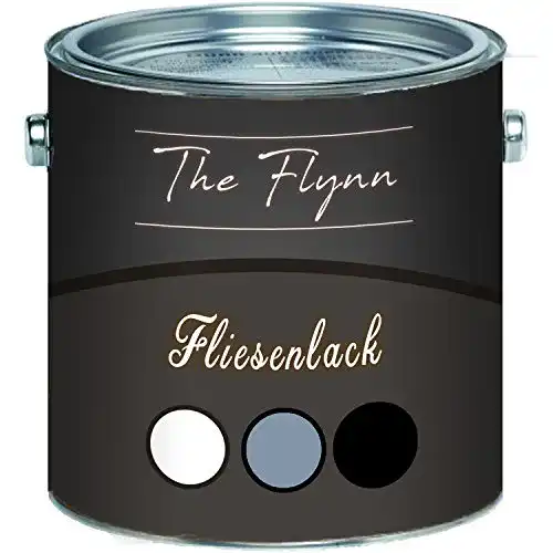 Fliesenlack The Flynn in Grau, Weiß und Schwarz für Renovierungen
