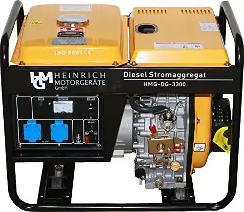 Notstromaggregat Diesel HMG-DG-3300 mit 2700W Dauerleistung