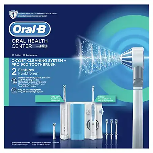 Elektrische Zahnbürste mit Munddusche von Oral-B für optimale Mundpflege