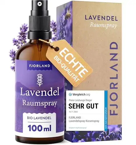 Kissenspray Fjorland Lavendelspray mit Bio-Lavendelöl 100 ml