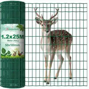 Maschendrahtzaun Amagabeli Garden Home 1,22m x 25m PVC-beschichtet