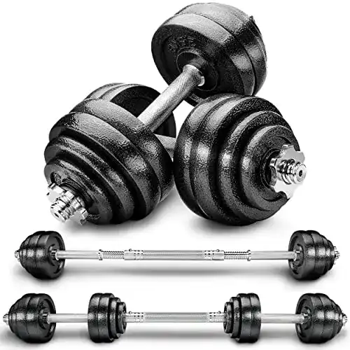 Verstellbare Hanteln RE:SPORT 2 in 1 Hantelset bis 30 kg
