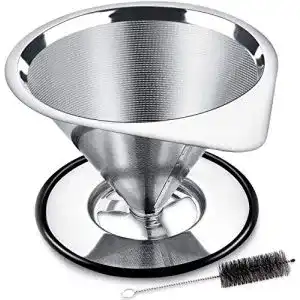 Kaffeefilter aus Edelstahl für wiederverwendbare Kaffeetropfer