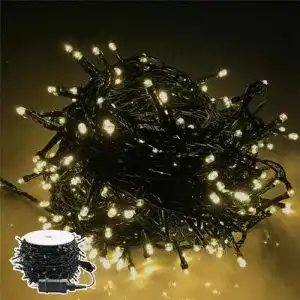 Lichterkette Eisregen für Außen mit 800 LEDs, 80m Länge, IP44