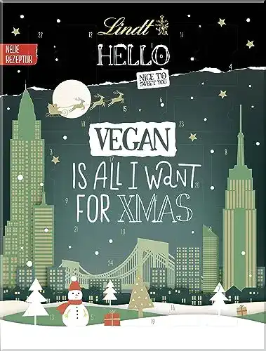Lindt Hello Adventskalender vegan mit 24 Überraschungen