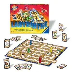 Ravensburger Labyrinth – Klassisches Brettspiel für 2 bis 4 Spieler