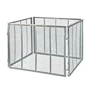 Metallkomposter Dema Garten 107x107x81 cm für Gartenabfälle