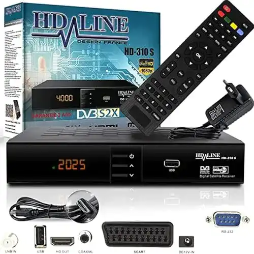 HD-Line 310 Satelliten Receiver für Full HD und DVB-S2