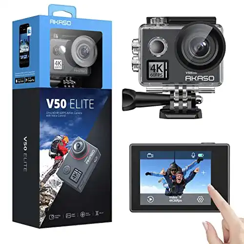 Unterwasserkamera Akaso V50 Elite 4K mit 60FPS, 40m wasserdicht