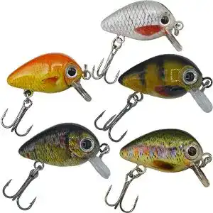 Forellenwobbler Paradox Fishing Mini Wobbler Set mit 5 Wobblern