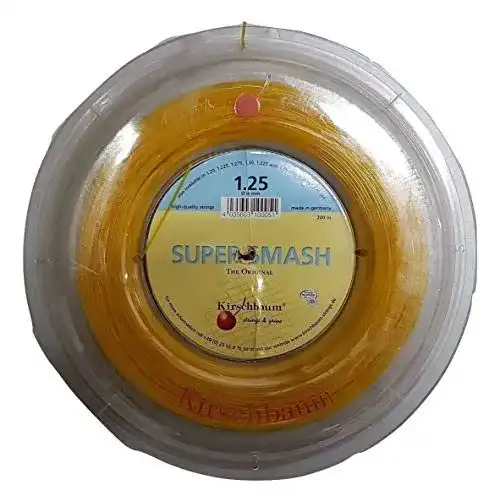 Kirschbaum Tennissaiten Super Smash Saitenrolle 200m Gelb