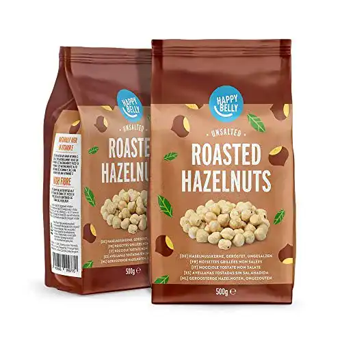 Haselnüsse Happy Belly – Geröstete Haselnusskerne 2x500g