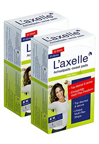 Achselpads L’axelle Größe M 60 Stück für den Schutz vor Schweiß