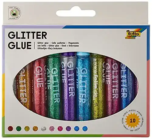 Glitzerstifte Folia 574 – Glitter Glue Klebestifte im Set