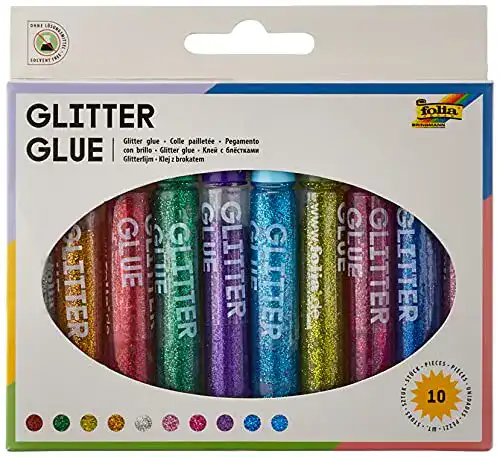 Glitzerstifte Folia 574 – Glitter Glue Klebestifte im Set