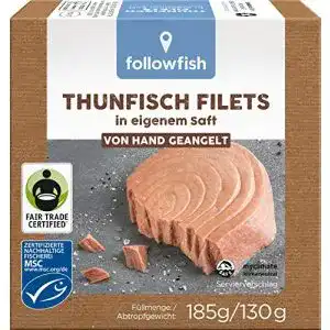 Thunfischdose followfish MSC Thunfischfilets 185 g