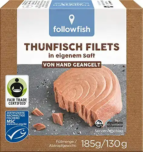 Thunfischdose followfish MSC Thunfischfilets 185 g