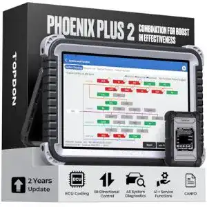 KFZ-Diagnosegerät von TOPDON Phoenix Plus für Fahrzeuganalysen
