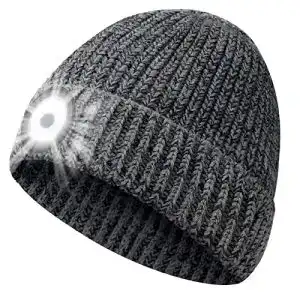 LED Mütze für Männer und Frauen – Beleuchtete Wintermütze für Outdoor-Aktivitäten
