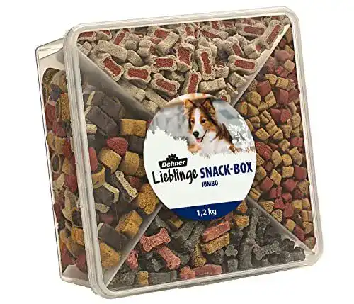 Hundeleckerlies Dehner Lieblinge in Jumbo Snackbox