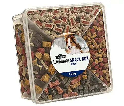 Hundeleckerlies Dehner Lieblinge in Jumbo Snackbox