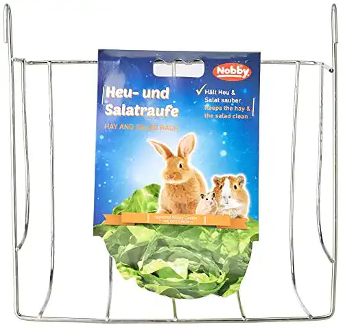 Heuraufe Nobby für Salat und Heu, 22 x 19 cm aus Metall