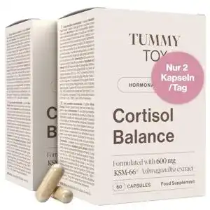 TummyTox Ashwagandha 600 mg mit Rhodiola Rosea und Magnesium