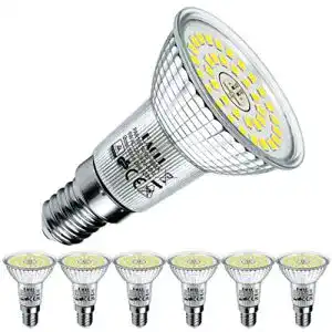 E14 LED Kaltweiß 6W für Halogen R50 Glühlampe, 820 Lumen, 6er-Pack