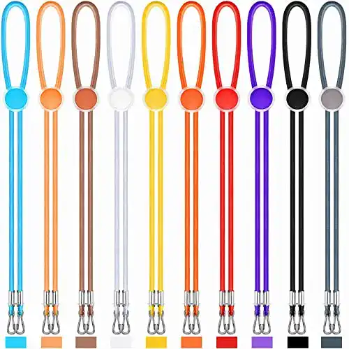 Luvadeyo Maskenband 10er-Pack, einstellbare Länge für sicheren Halt