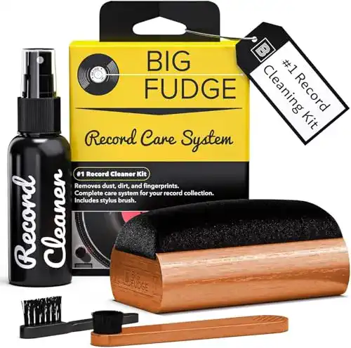Schallplattenreiniger Big Fudge 4-in-1 Reinigungsset für Vinyl