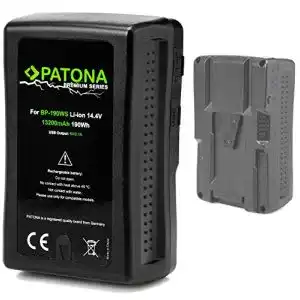 V-Mount-Akku Patona Ersatz für Sony BP-190WS