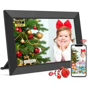 Digitaler Bilderrahmen 10 Zoll Wonnie Frameo mit WLAN und Touchscreen