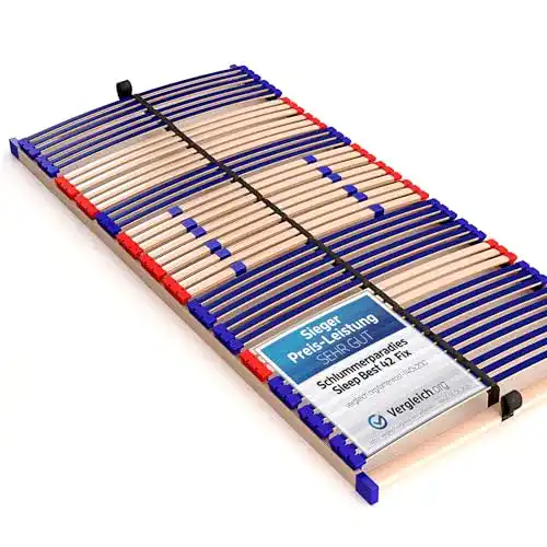 Lattenrost Schlummerparadies aus 100% Buchenholz, starr, 7 Zonen