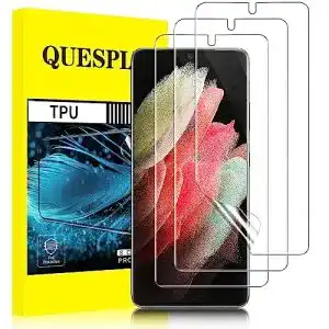 Samsung Galaxy S21 Ultra Panzerglas Quesple Schutzfolie (3 Stück)