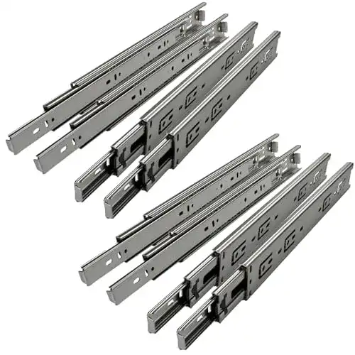 Schubladenschienen Sotech 4 Paar Vollauszüge 400 mm