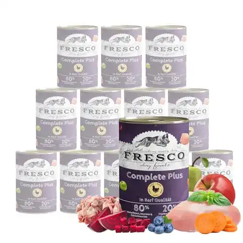 Fresco Hundefutter Vorteilspaket 12 x 400 g Complete Plus