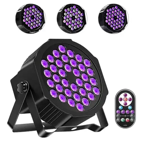 Schwarzlicht Strahler KRIDERISH 72W mit 36 LED Lampen