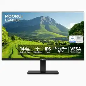 Koorui 24 Zoll Full-HD Monitor mit 75 Hz und 5 ms Reaktionszeit