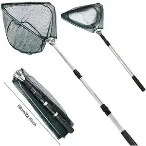 Angelkescher Xndryan 170 cm Teleskop-Fischernetz mit Griff