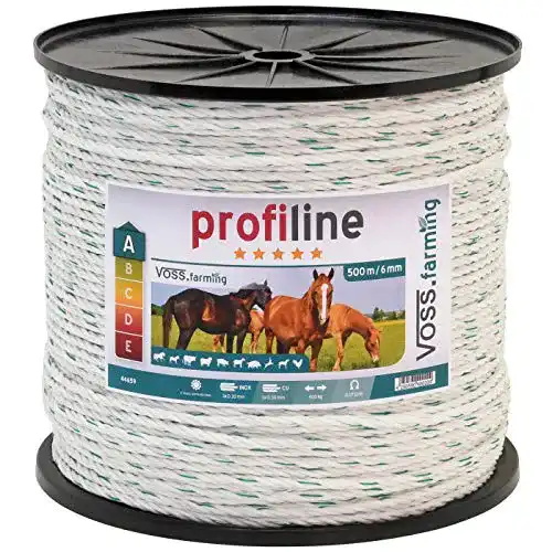Weidezaunlitze VOSS.farming Profiline 500m 6mm für Elektrozaun