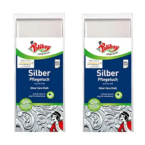 Silberputztuch Poliboy für die Pflege von Silberwaren