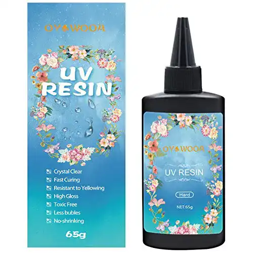 Epoxidharz-Kleber 65g UV-Harz transparent für DIY-Projekte