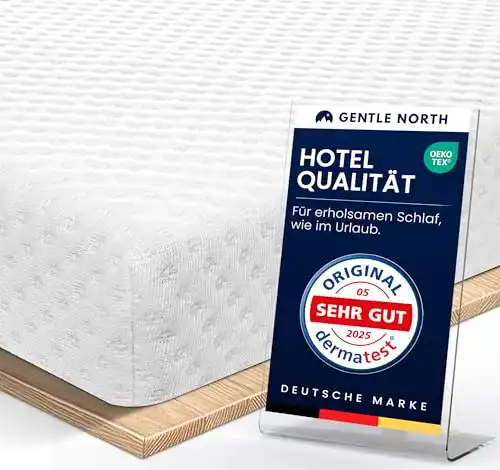 Topper 180 x 200 cm von Gentle North – Hochwertiger Matratzentopper