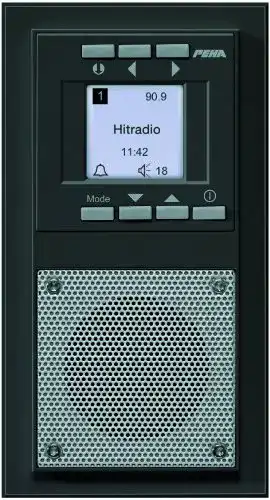 Unterputzradio Honeywell Peha D 20.485.64 im Aura-Design
