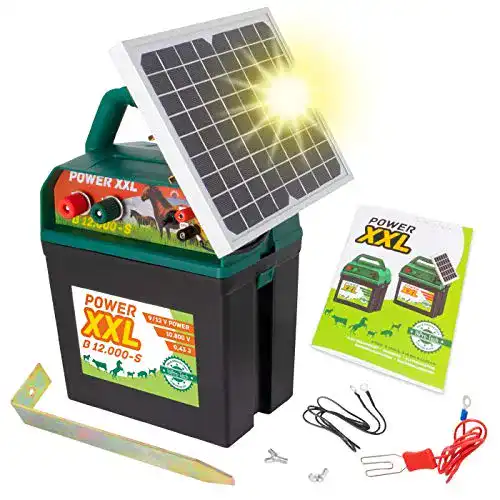 Solar-Weidezaungerät Power XXL B 12000-S für 9V/12V Einsatz