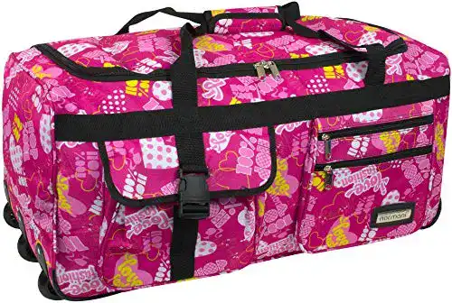 Reisetasche mit Rollen normani XXL 80 Liter mit Trolleygriff