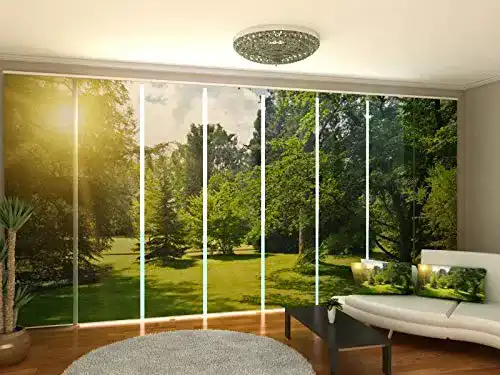 Fotogardinen Wellmira – Flächenvorhang mit Fotodruck