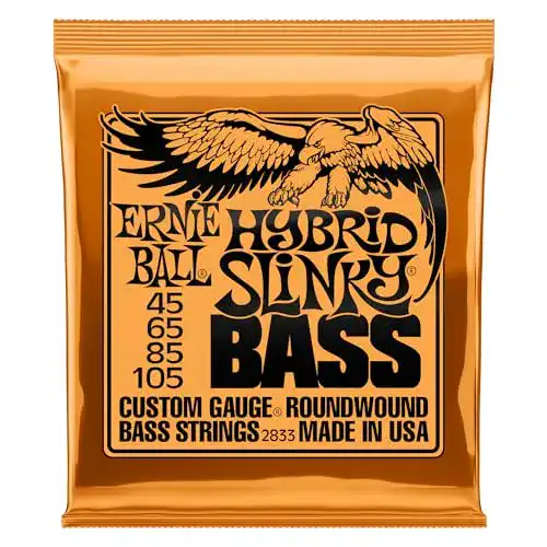Ernie Ball Hybrid Slinky Nickel Wound E-Bass-Saiten 45-105