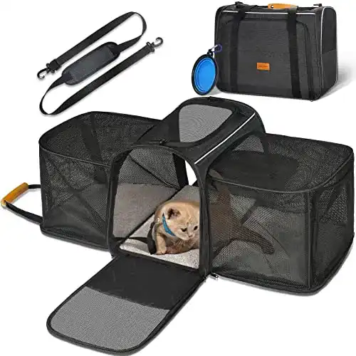 Faltbare Hundebox und Katzentransportbox für kleine Haustiere